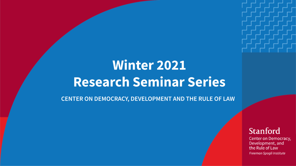 Winter 2021 Research Seminar Series