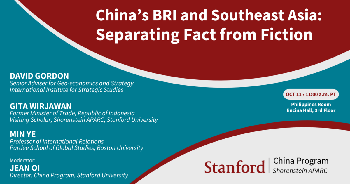 China’s BRI and Southeast Asia Separating Fact from Fiction FSI China’s BRI and Southeast Asia Separating Fact from Fiction FSI