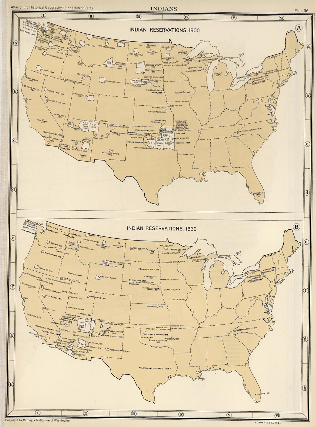 American Indian Reservations 1900-1930s