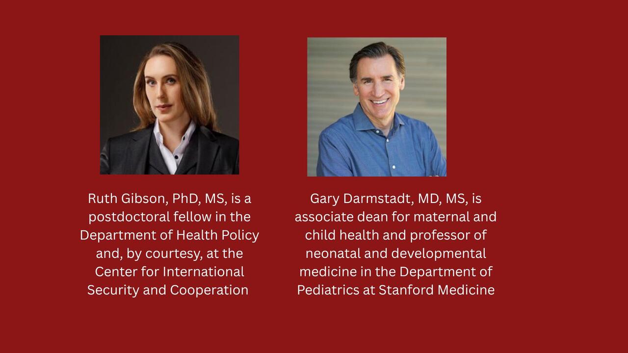 Ruth Gibson and Gary Darmstadt 2