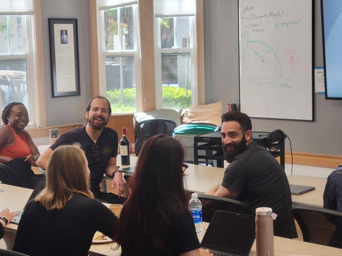People in a classroom