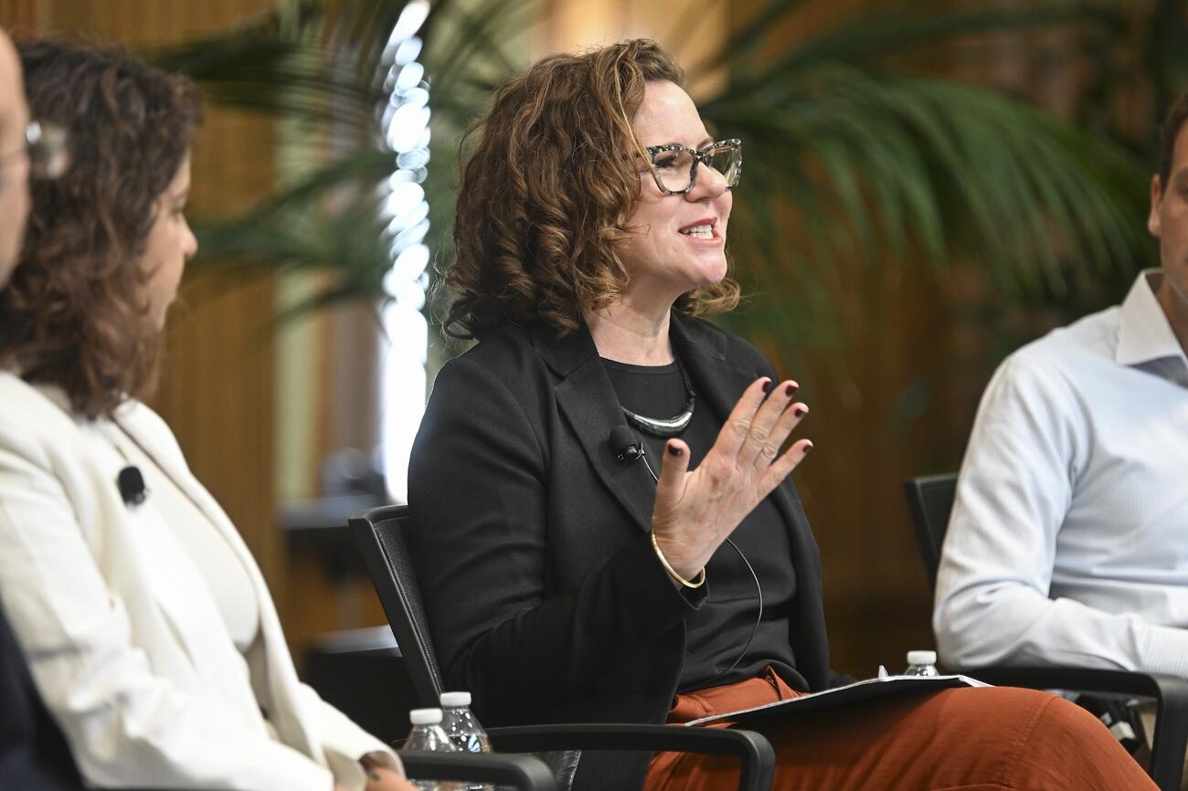 Anna Fifield at the 2026 Shorenstein Journalism Award panel discussion.