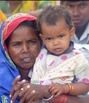 adivasi woman and child