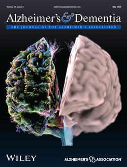 Cover of Vol. 21, Issue 5, of "Alzheimer's & Dementia: The Journal of the Alzheimer's Association"