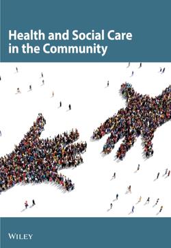 Cover of journal Health and Social Care in the Community
