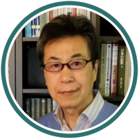 Ke Wang headshot in a circle.