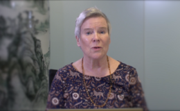 woman giving a lecture