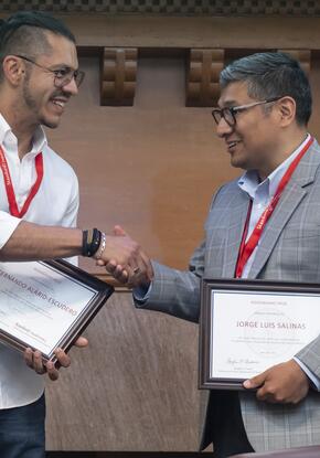2025 Rosenkranz Prize Winners Fernando Alarid-Escudero and Jorge Luis Salinas 