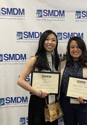 Selina Pi and Melissa Franco-Galacia SMDM Awards
