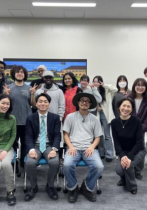 group of students and instructors in a classroom