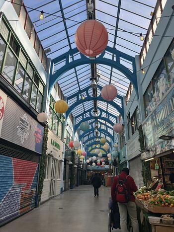 A market in Brixton