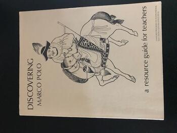 a book cover of Discovering Marco Polo