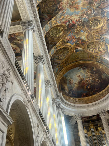 Walls and ceilings of Versailles