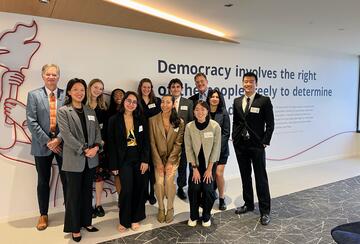 Honors class of 2024 at the National Endowment for Democracy