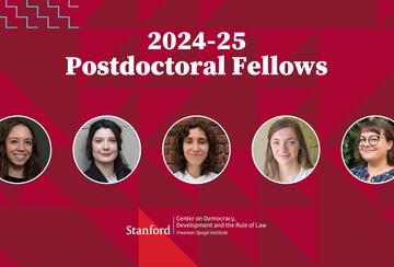 2024-25 CDDRL Postdocs