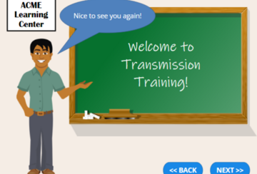 Screenshot from transmission constraints elearning module