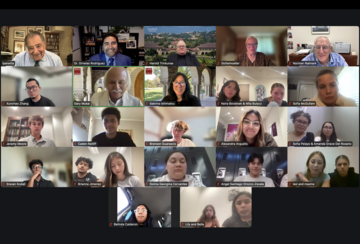 screenshot of Zoom meeting
