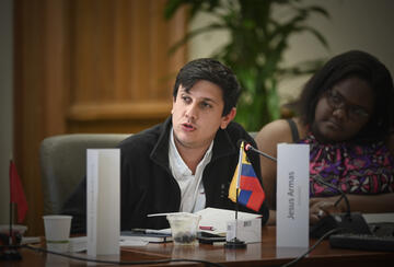 Jesus Armas participates in the 2022 Fisher Family Summer Fellows Program at CDDRL