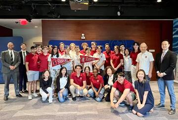 Group photo of students, staff, and faculty in China during the 2025 SCCEI China Study Program.