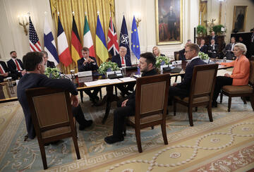 Trump hosting world leaders at white house