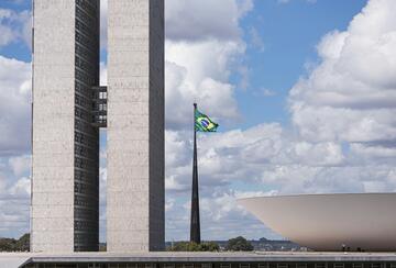National Congress of Brazil (Congresso Nacional) in Brasília