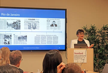 Anna Paula Pellegrino presented her research in a CDDRL seminar on November 20, 2025.