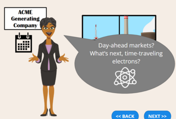 Screenshot from PESD elearning module