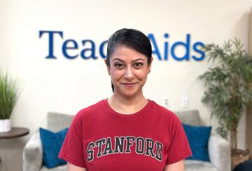 Piya Socar, CEO of TeachAids and Stanford 