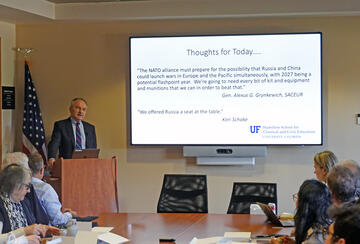 Andrew Michta presented his research in a REDS Seminar co-hosted by CDDRL and TEC on January 22, 2026.