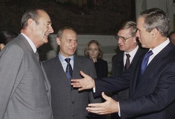 Putin and George Bush