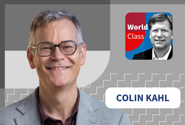 Colin Kahl on the World Class podcast