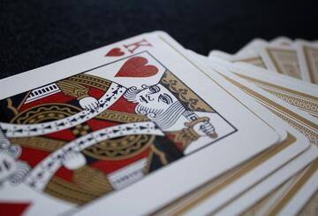 King of hearts playing card