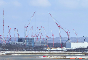 Rapidus factory under construction in March 2024 [Wikimedia Commons] 