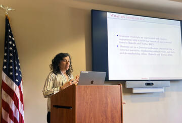 Laia Balcells presented her research in a CDDRL seminar on March 5, 2026.