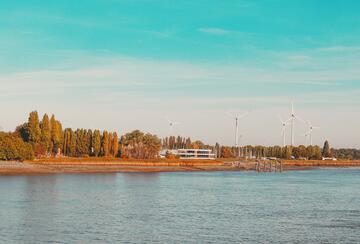 Antwerp, Belgium. A body of water with trees and a building in the background. Tayla Kohler / Unsplash
