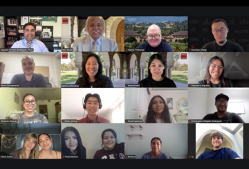 screenshot of Zoom meeting