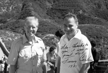 President Jimmy Carter and Michel Oksenberg in China