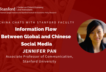 Jennifer Pan speaks on information flow between global and Chinese social media..