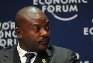 pierre nkurunziza   world economic forum on africa 2008 1