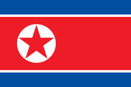 north korea flag