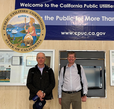 Frank Wolak and Mark Thurber at the CPUC
