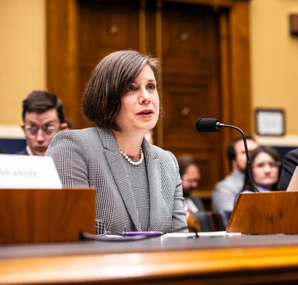 Mello addresses house panel 