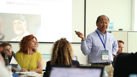 Francis Fukuyama teaching for the Leadership Academy for Development
