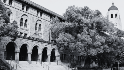 Encina Hall and Hoover Tower