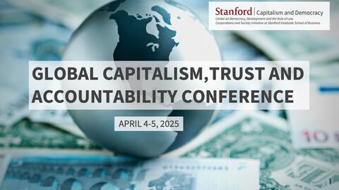 Global Capitalism, Trust, and Accountability conference