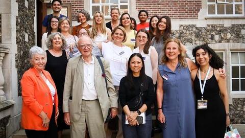 Lena and her colleagues at GOSH