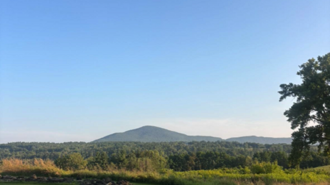 quiet trail at the Benington campus