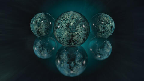 Globe Mirror Balls illustration