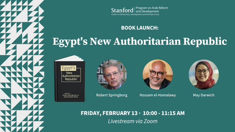 ARD Book Talk: Egypt's New Authoritarian Republic - 2.13.26