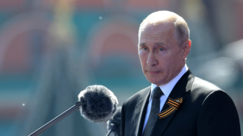 Russian president Vladimir Putin